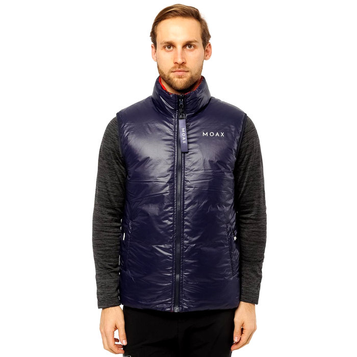 Жилет утепленный MOAX Club Duo (красный/синий)