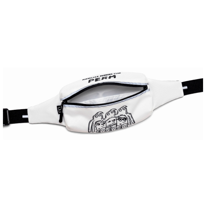 Сумка поясная ENKLEPP Mikkeller Running Club PERM Marathon Waist Bag (белый)