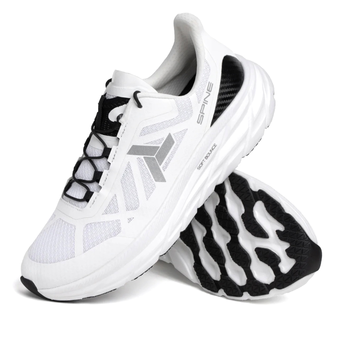 Кроссовки беговые SPINE Titanium (M) (белый/черный)