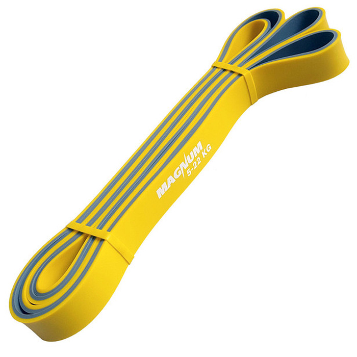 Эспандер SPORTEX Magnum Резиновая петля 20мм (серый/желтый)