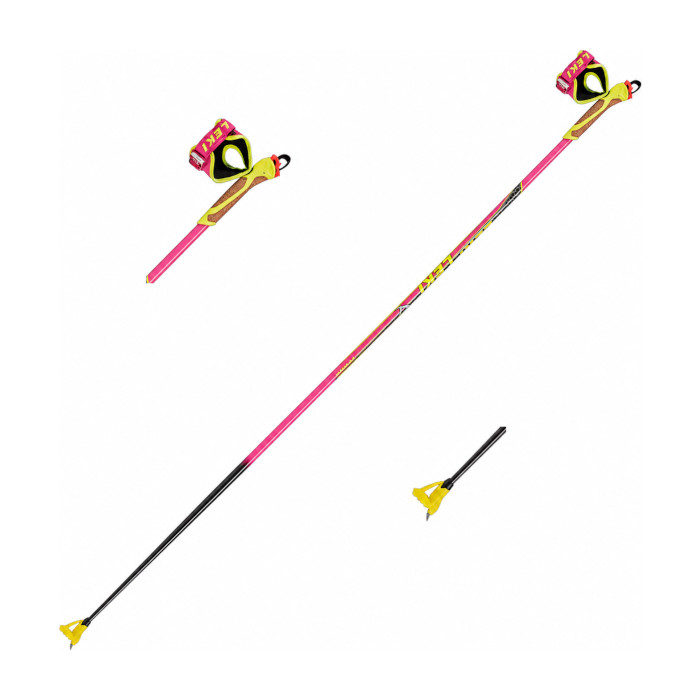 Лыжные палки LEKI HRC Max F (Алюминий) (розовый)