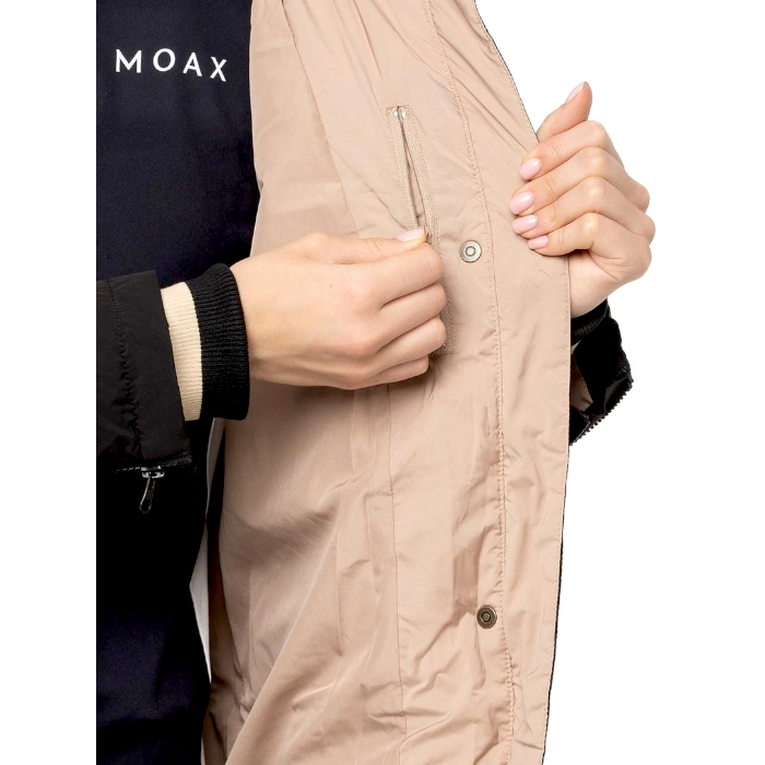 Пальто пуховое женское MOAX Dachstein (черный)