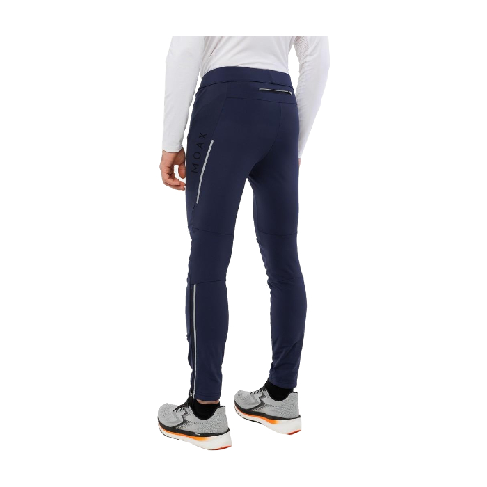 Брюки разминочные MOAX Tauri softshell zip (синий)