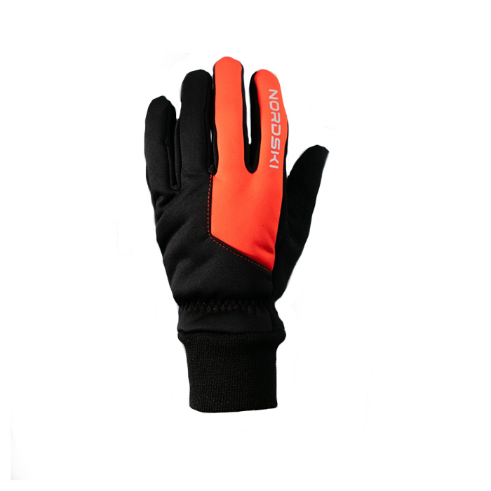 Перчатки лыжные NORDSKI Arctic (черный/оранжевый)