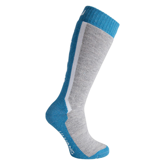 Носки ULVANG Aktiv knee Jr (голубой/серый)