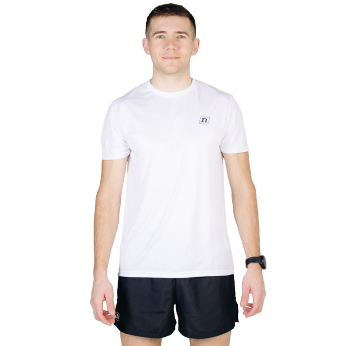 Футболка для бега мужская NONAME White Line Miler (белый)
