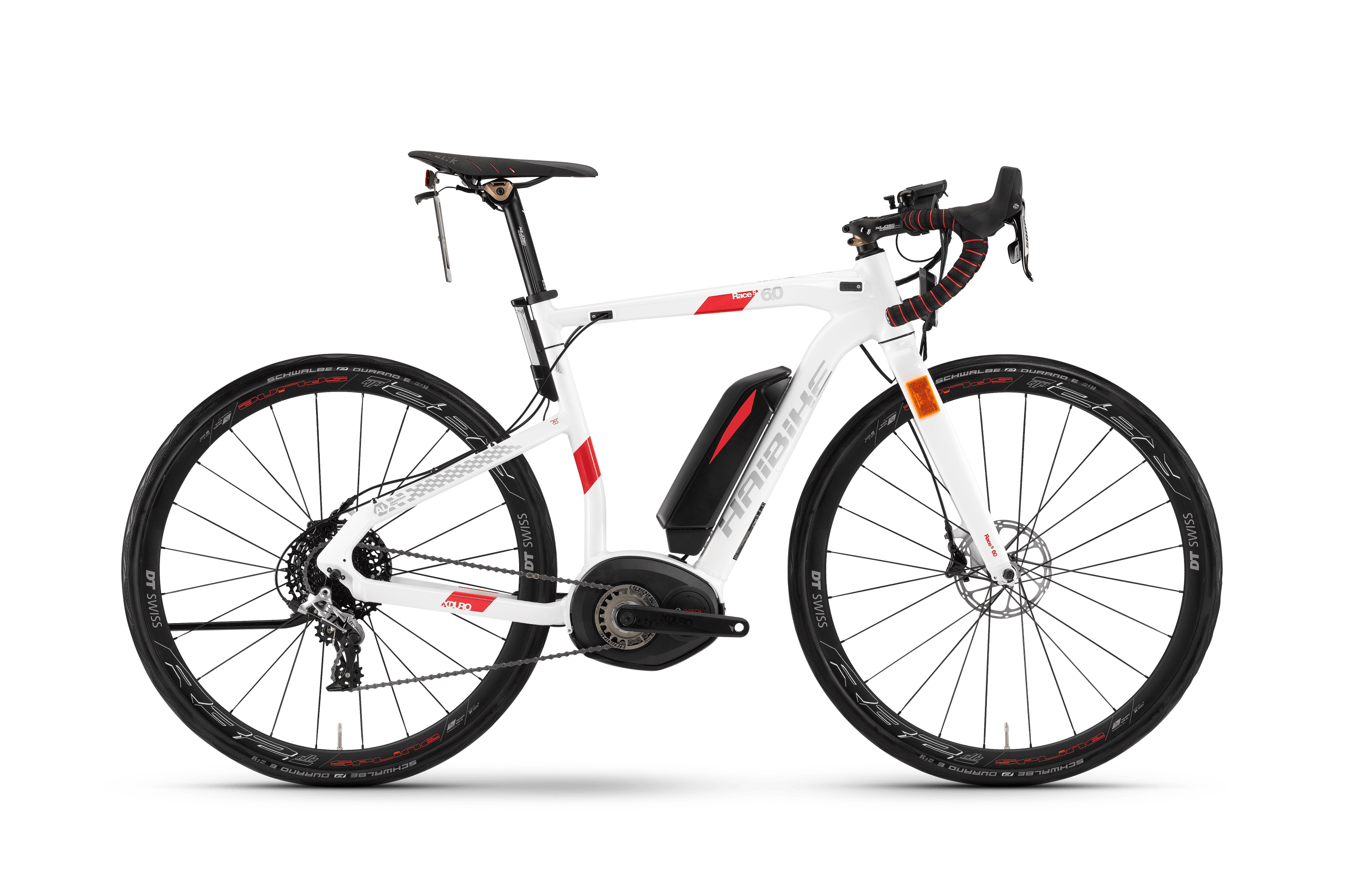Электровелосипед HAIBIKE Xduro Race S 6.0 500 Wh. (бело/красный) (2018)
