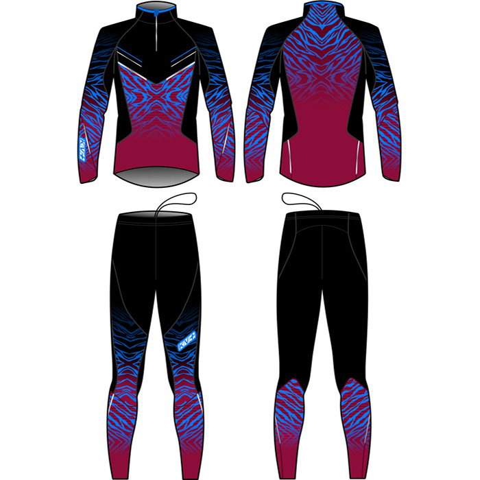 Комбинезон раздельный KV+ Tornado (черный/красный)