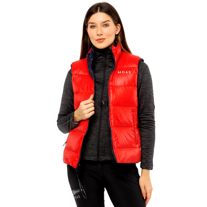 Жилет утепленный MOAX Club Duo (красный/синий)