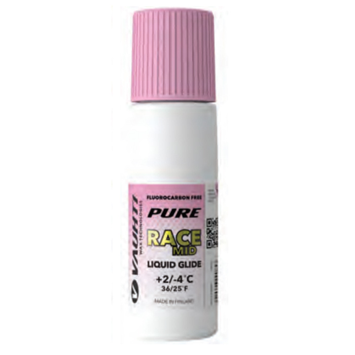 Парафин углеводородный, жидкий VAUHTI PURE Race Mid (порошок углеводородный) (+2°С -4°С) 80 ml.