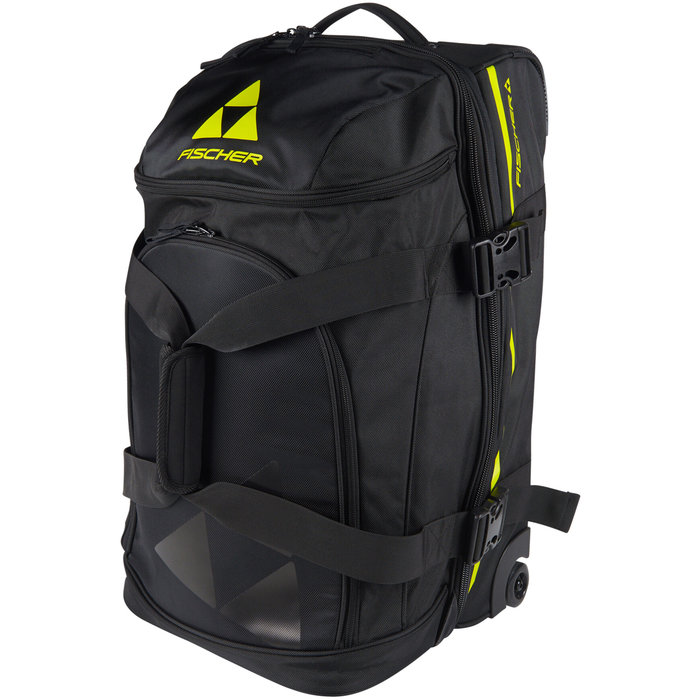Сумка дорожная, на колесах FISCHER Fashion Tourer 93L (черный/желтый)
