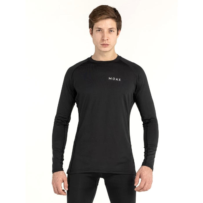 Термобелье мужское (верх) MOAX Comfort Warm LS (черный)