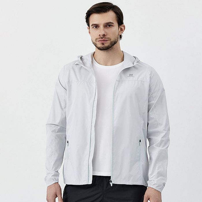 Ветровка для бега NORDSKI Rain (светло-серый)