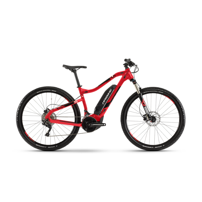 Электровелосипед HAIBIKE Sduro HardNine 3.0 500 Wh. (красный) (2019)