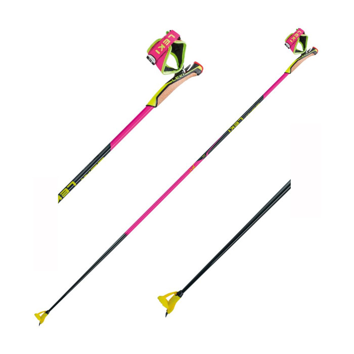 Лыжные палки LEKI HRC Max (Алюминий) (розовый)