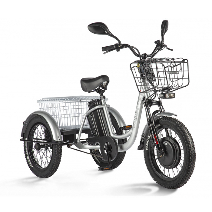 Трицикл ELTRECO Porter Fat 700 (серебристый) (2021)