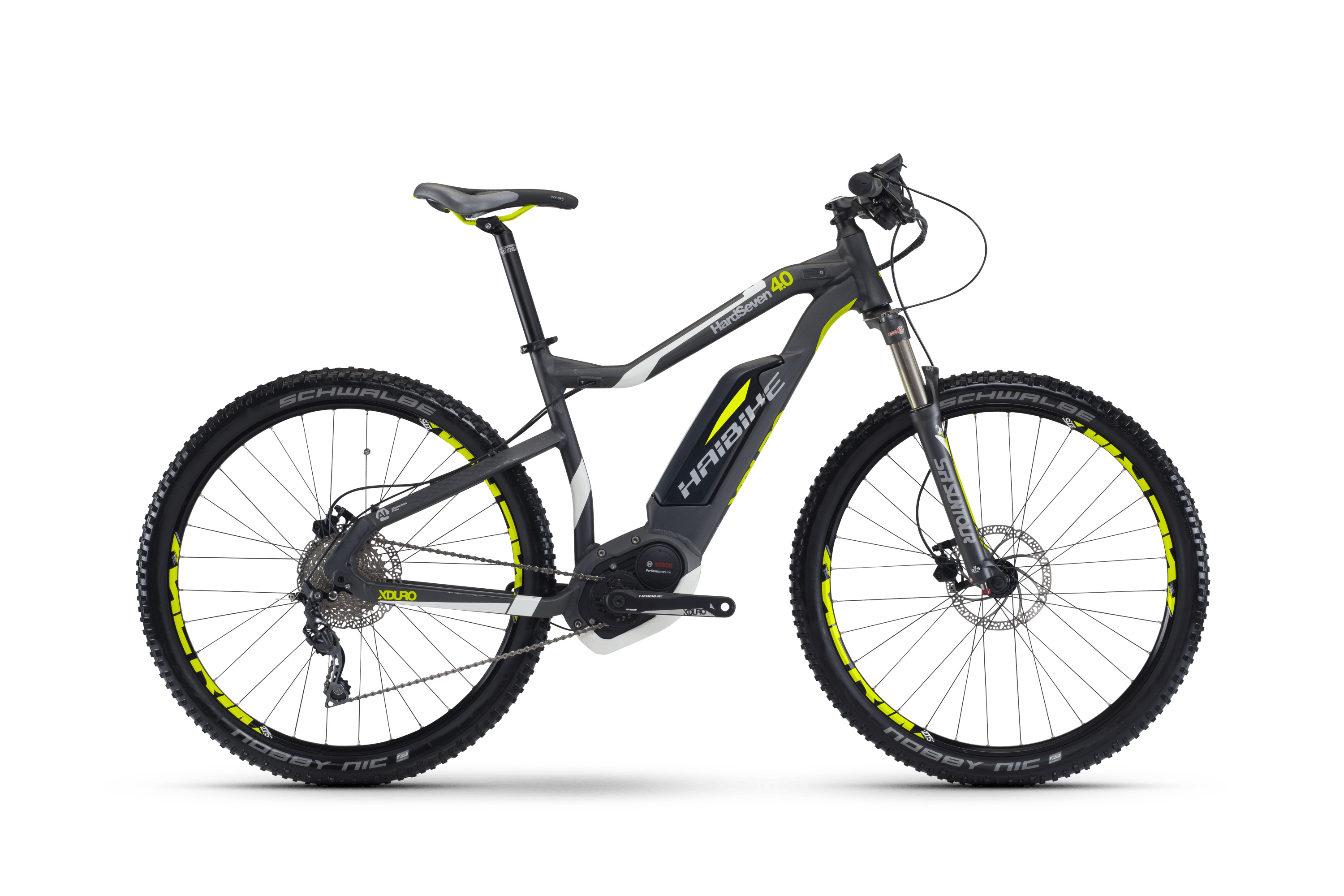 Электровелосипед HAIBIKE Xduro HardSeven 4.0 400 Wh. (серый) (2017)