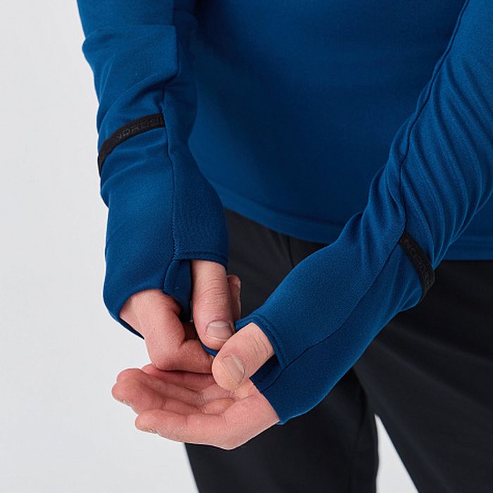 Лонгслив для бега NORDSKI Pro Hand (темно-синий)