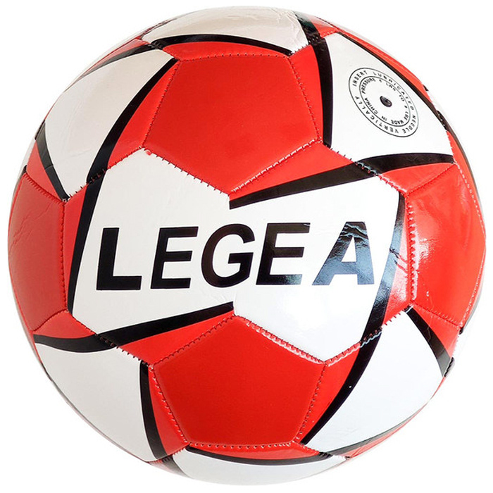 Мяч футбольный MEIK (№5, 3-слоя, PVC 1.6, 300 гр.) (красный)