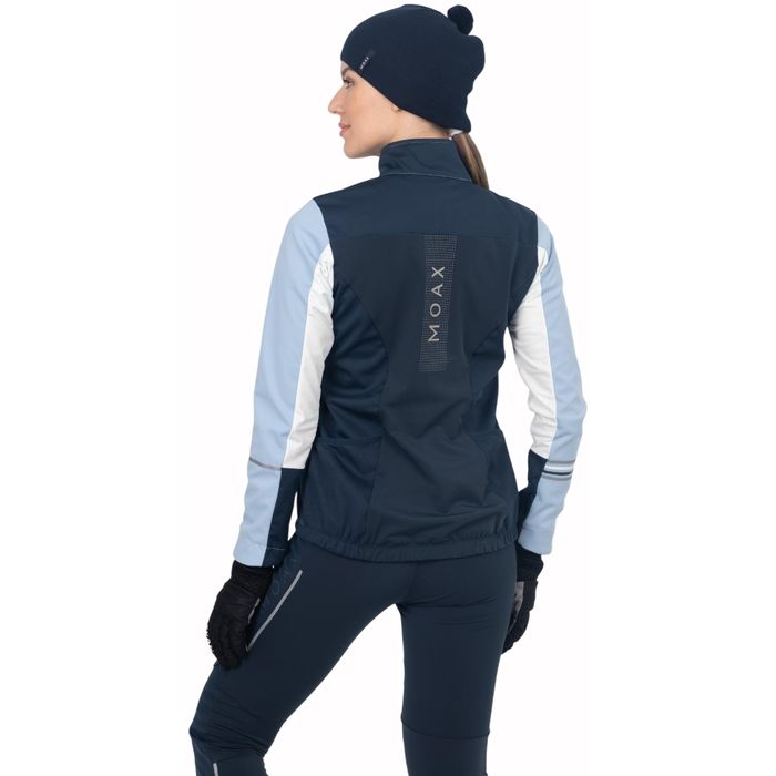 Куртка разминочная женская MOAX Tokke (голубой)
