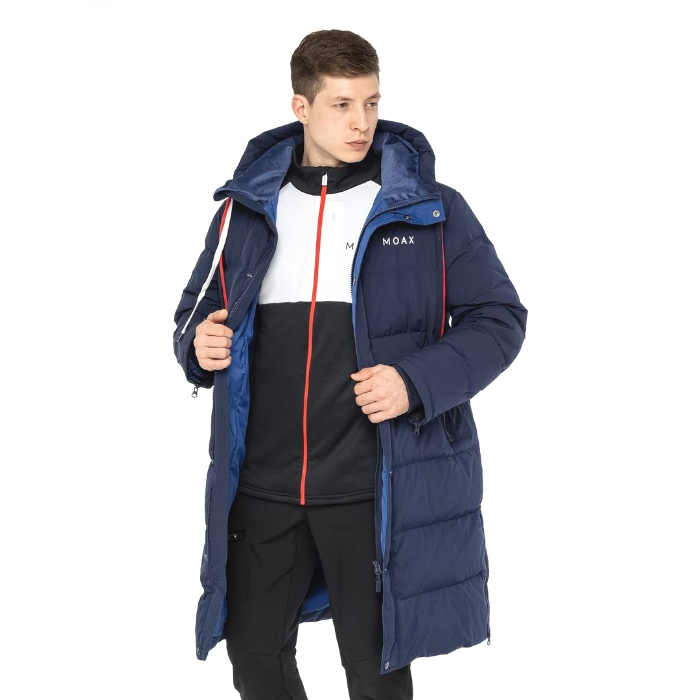 Пальто пуховое MOAX Dachstein Team (синий)