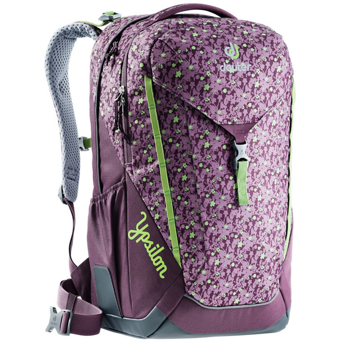 Рюкзак DEUTER Ypsilon plum flora (т.фиолетовый/св.зеленый)