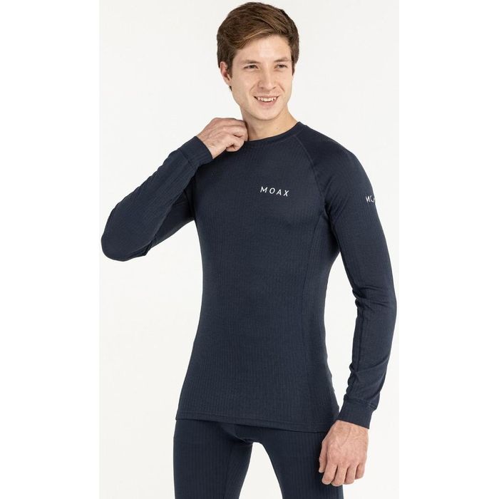 Термобелье мужское (верх) MOAX Race LS (темно-синий)