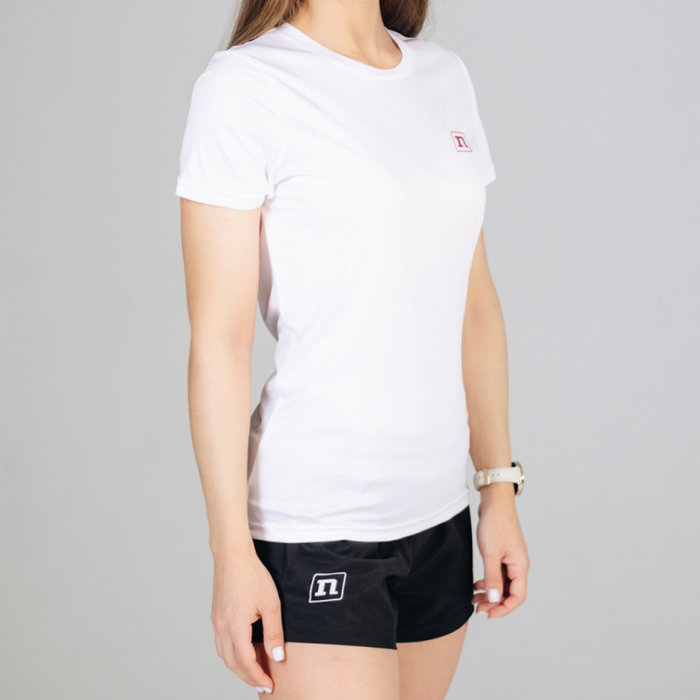 Шорты для бега женские NONAME White Line Heat Trail (черный)