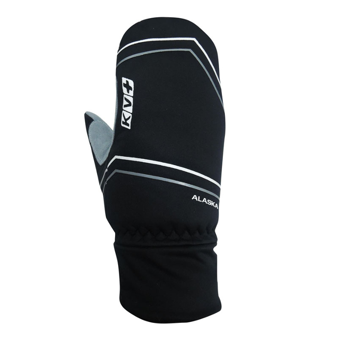 Варежки KV+ Alaska (черный/белый)