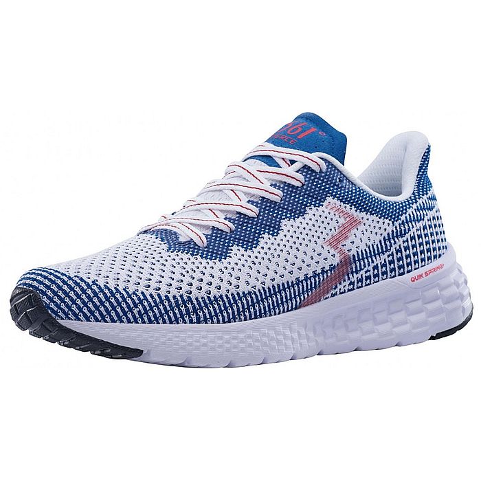 Кроссовки беговые 361° Fierce (W) (белый/голубой)