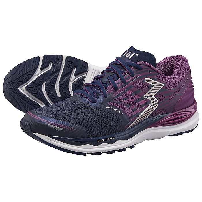 Кроссовки беговые 361° Meraki (W) (фиолетовый/синий)