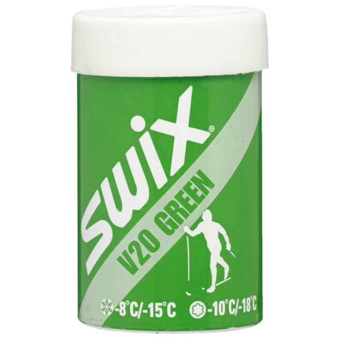 Мазь держания SWIX V20 Green (-10°С -18°С) 45 г.