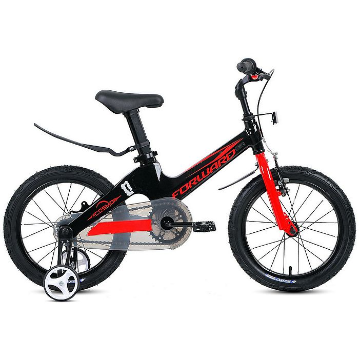 Велосипед FORWARD Cosmo 16 (черный/красный) (20-21)