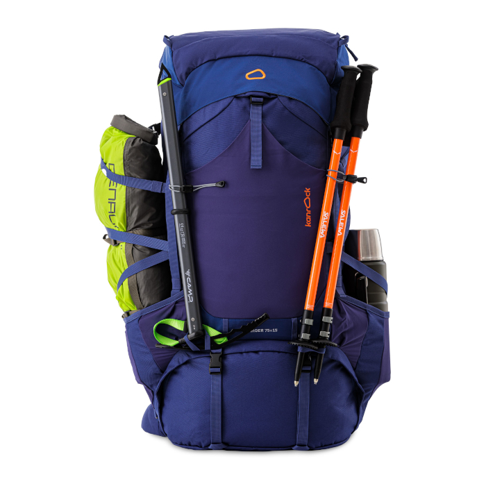 Рюкзак туристический KANROCK Charger 75+15 (синий)
