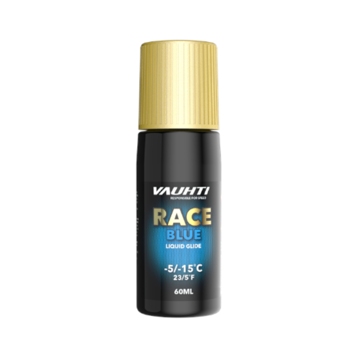 Мазь скольжения, жидкая VAUHTI RACE Blue (-5°С -15°С) 60 ml.