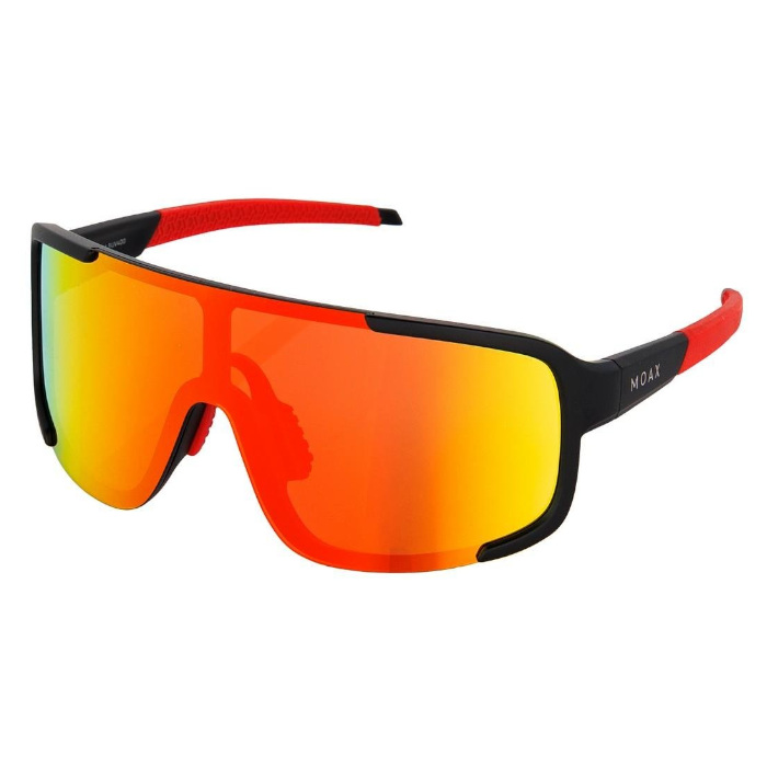 Очки спортивные MOAX Viru (черный/красный)