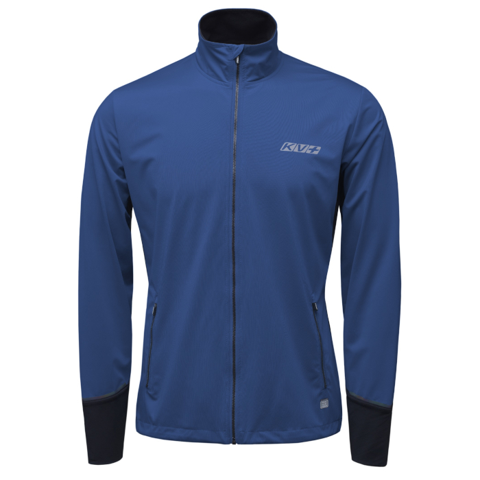 Куртка разминочная KV+ Lapland Warm (черный/синий)