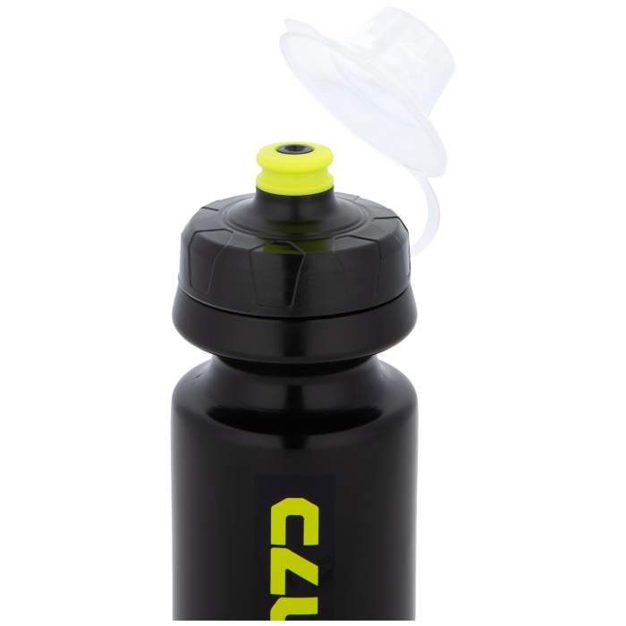 Фляга велосипедная CLUXX Ergo 550 (черный/желтый)