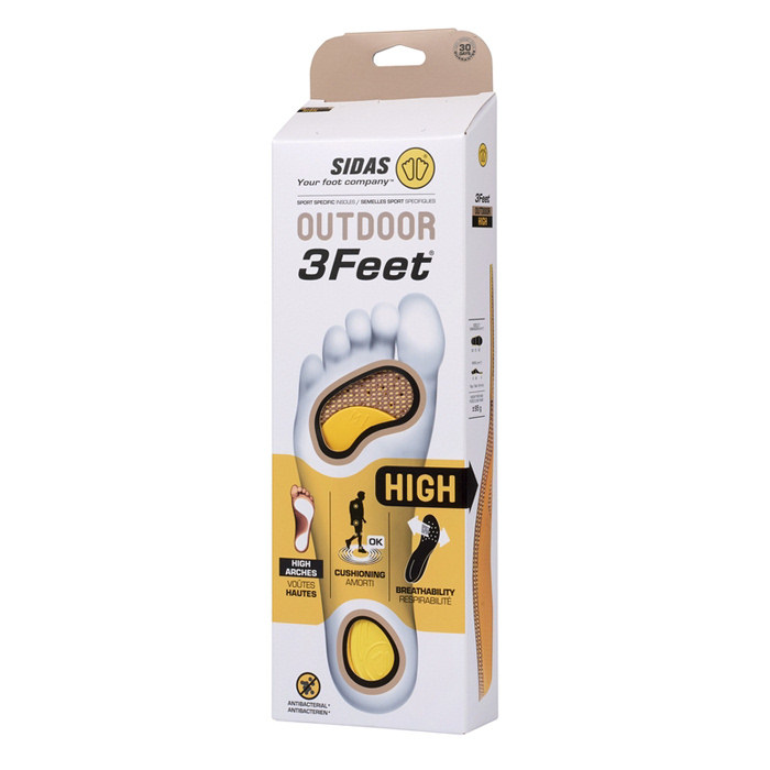 Стельки анатомические SIDAS 3 Feet Outdoor High