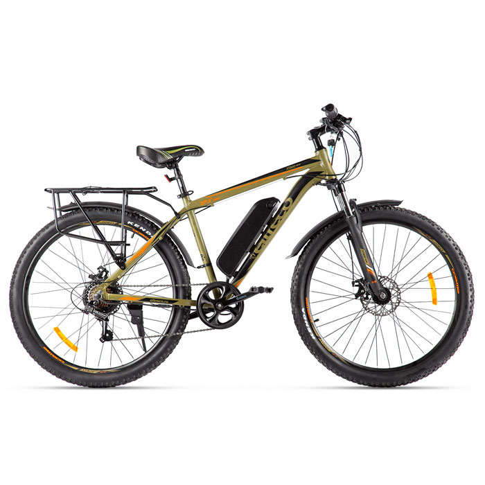 Электровелосипед ELTRECO XT 800 new 350 Wh (хаки) (2020)