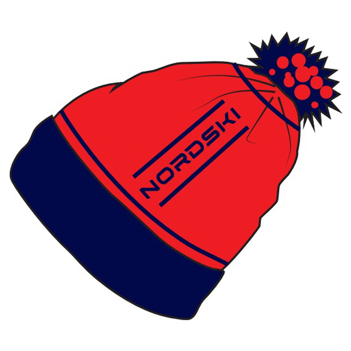 Шапка вязаная NORDSKI Arctic WS (красный)