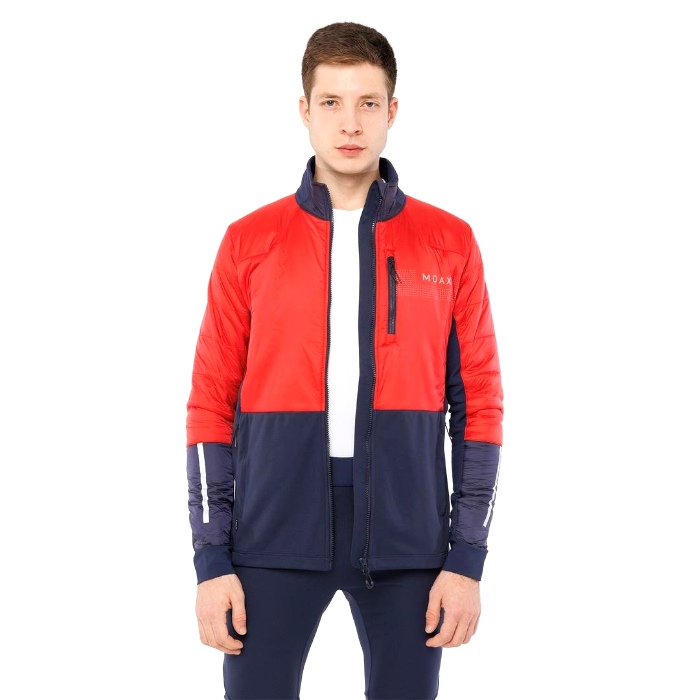 Куртка разминочная MOAX Tauri PRO Hybrid (красный/синий)