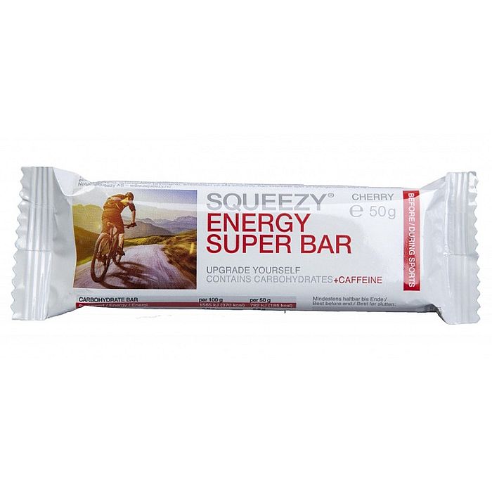 Батончик энергетический SQUEEZY Energy Super Bar (Вишня) 50 гр.