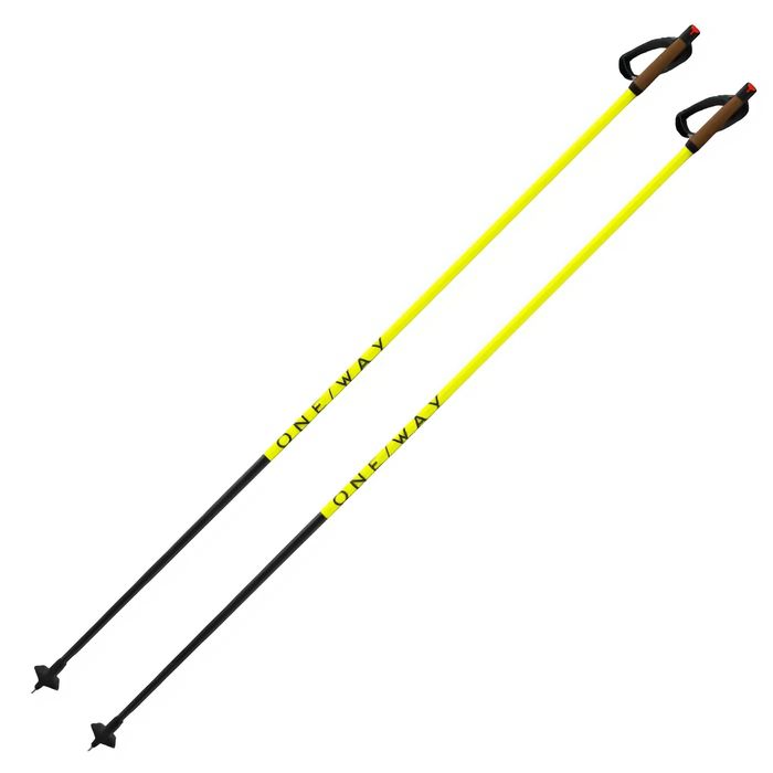 Лыжные палки ONEWAY (OZ41224) Storm 2 (Карбон 100%) (желтый)