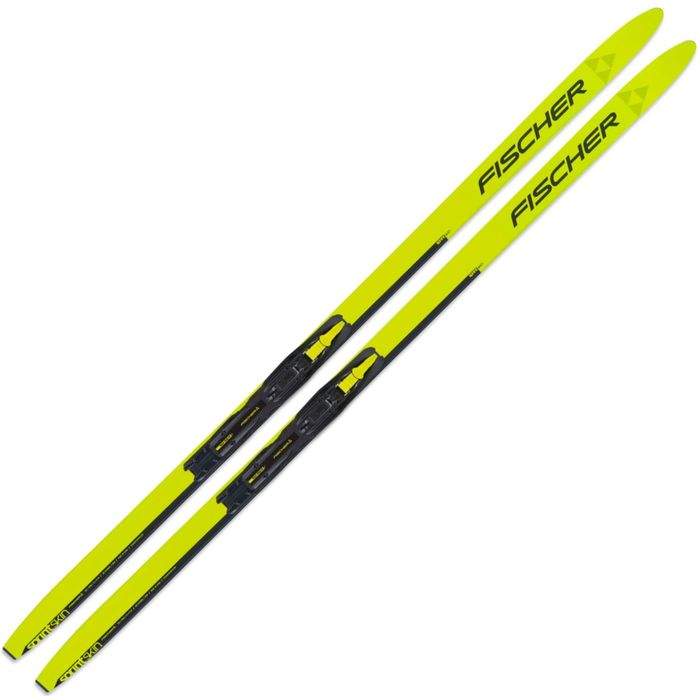 Лыжи беговые FISCHER Sprint Skin Jr. (желтый)