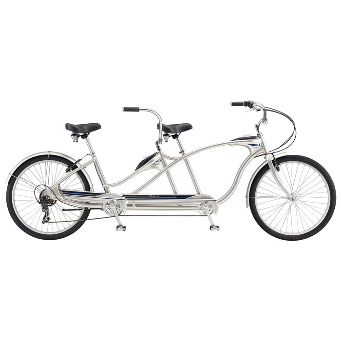 Велосипед SCHWINN TANGO TANDEM SLV (серебристый) (2020)