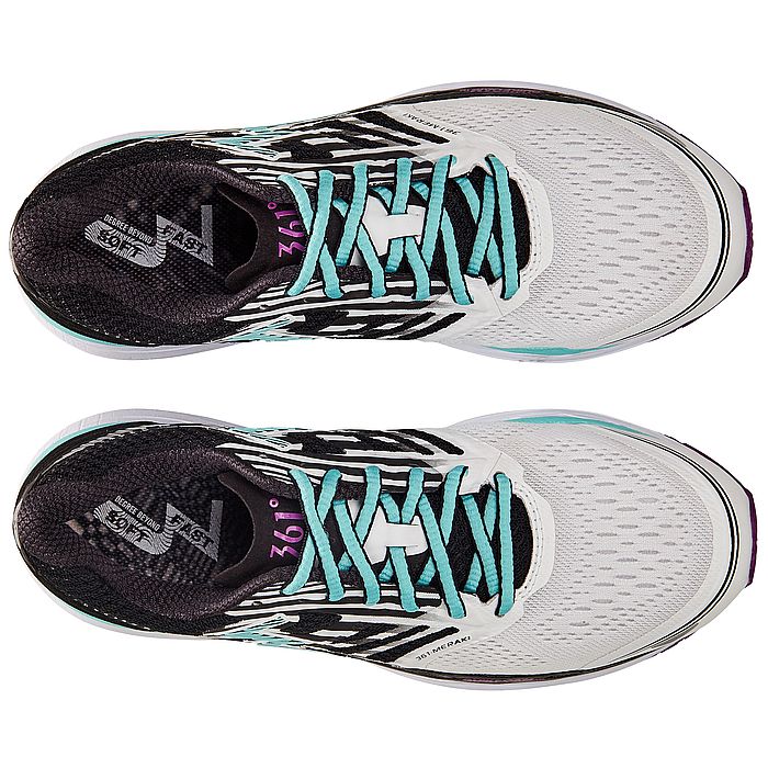 Кроссовки беговые 361° Meraki (W) (белый/черный)