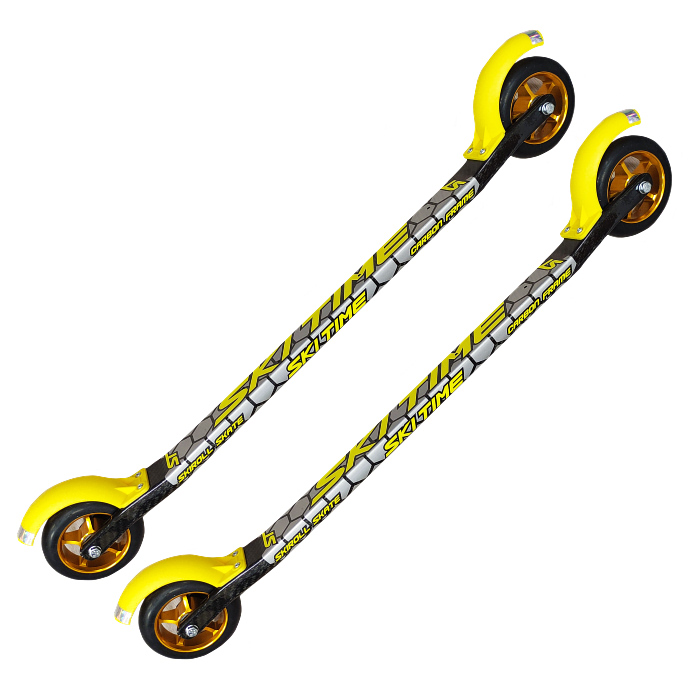 Лыжероллеры SKI TIME Коньковые Skiroll Skate Carbon (620/N3/100х24) (серый)