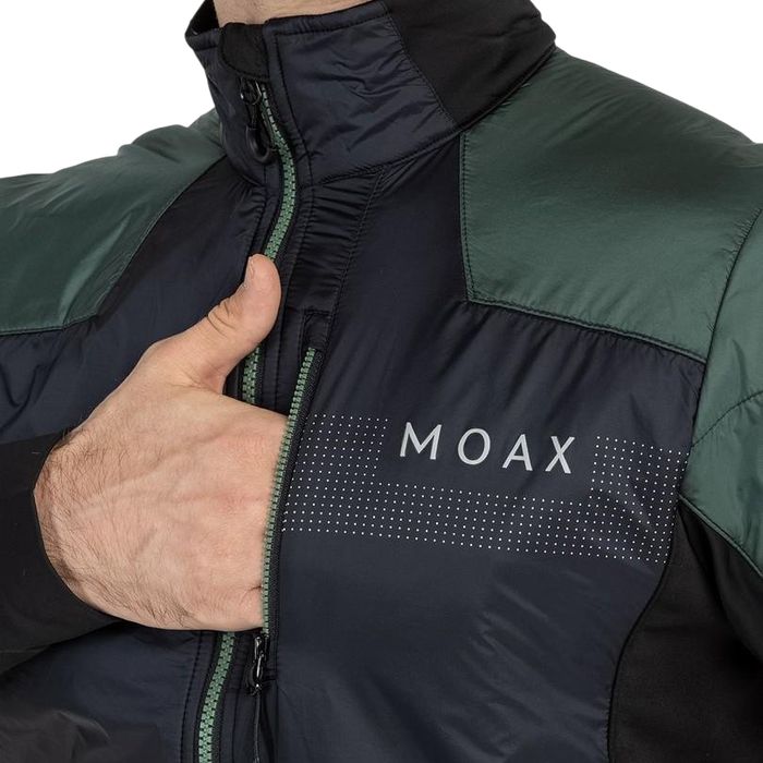 Куртка разминочная MOAX Tauri PRO Hybrid (темно-зеленый)