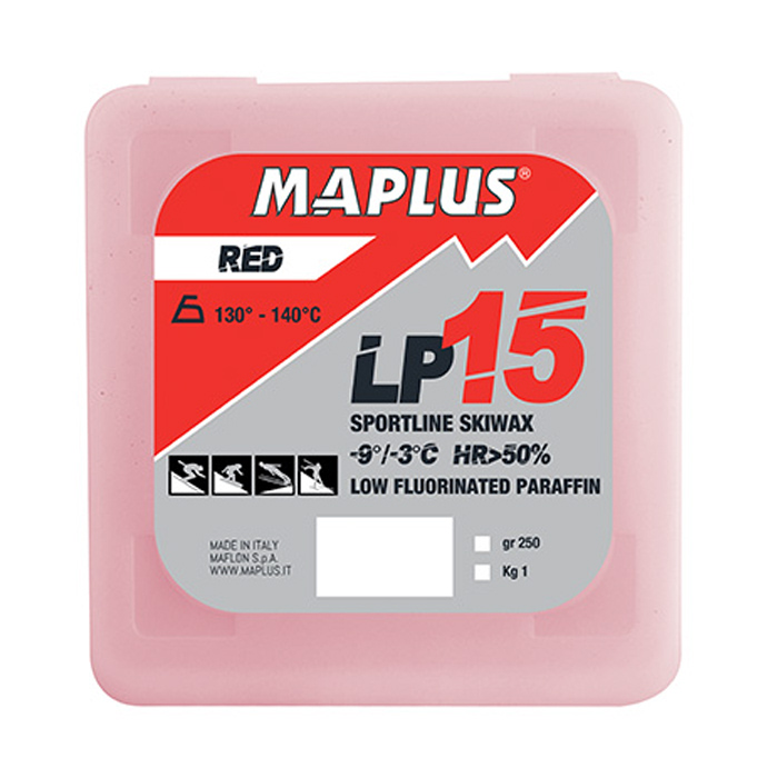 Парафин низкофтористый MAPLUS LP15 Red (N) (-9°С -3°С) 250 г.